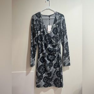 Smash! Avelina style black/gray print Dress. Sz US M